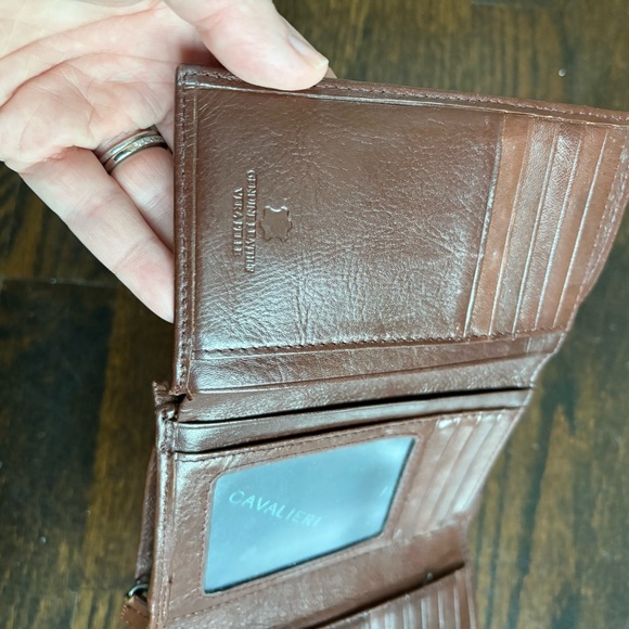 Cavalieri Brown Leather Wallet - Picture 5 of 8